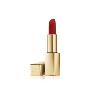 Este Lauder Pure Color Long-Lasting Matte Lipstick for Women with Matte Finish | Plumping & Nourishing, 0.12 Ounce (606 Red Ego - A burnt red with a neutral undertone)