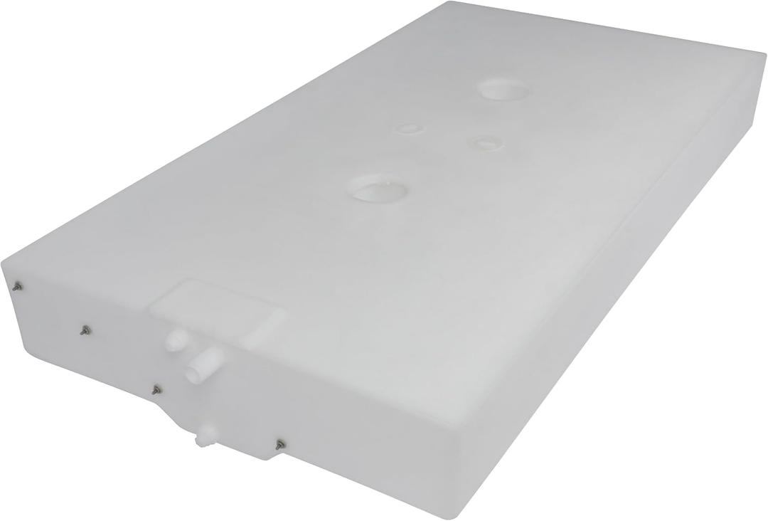 50 Gallon RV Fresh Water Tank, Potable Water Storage Tank for Drinking, Cooking, Cleaning, Showering, for Campers, Trailers, Motorhomes, RVs, Low-Profile Shape, 57" x 31" x 9" (WT-1468)