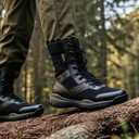 Tactical Boots for Men Lightweight Military Combat Boots Waterproof Comfortable for Work & Security, 12 US