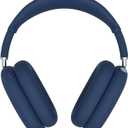 Silicone Case Cover for AirPods Max Headphones, Ear Pad Case Cover/Ear Cups Cover/Headband Cover for AirPods Max (USB C/Lightning) (2024/2020), Anti-Scratch Protector Accessories for Apple AirPods Max (Navy Blue)