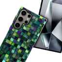 DAIZAG Case for Samsung Galaxy S26 Ultra,Military-Grade Protection Cover,Mosaic Glass Checkered Style（Glossy）