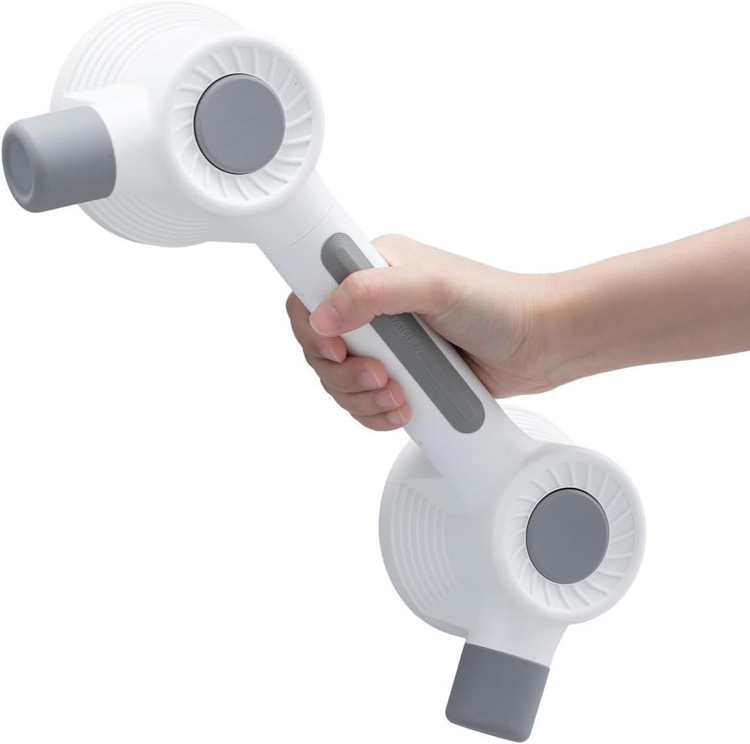 TAILI Grab Bars for Bathtubs and Showers, Super Strong Adhesive Grab Bar for Seniors, Bathroom Safety Grip for Microcrack Tile, Shower Handles Rails for Elderly,Drill-Free Waterproof(350 lbs Capacity)