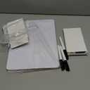 MaxGear Small White Board Dry Erase Boards 6 Pack, 9" x 12" Mini Whiteboard for Students School, Portable White Boards Mini Lapboards Including 6 Mini Dry Erase Erasers and 6 Markers