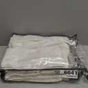 92 Inch Pinch Pleated Beige White Semi Sheer Curtains Light Filtering Neutral Boho Farmhouse Linen Curtains Rings Hooks for Living Room Bedroom Office Ivory Window Drapes 92 Inch Length 2 Panels Set