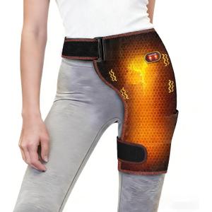 Hip Heating Pad with Massage, Hip Massager for Sciatica & Hip Pain Relief, Portable Electric Heating Pad for Men Women, Hip Support Brace for Sciatic Nerve, Hamstring, Thigh & Hip Bursitis Discomfort
