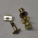 Design House 782755 Tulip Keyed Entry Door Knob Polished Brass