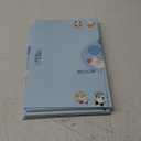 Roshtia 30 Pcs Disposable Cat Litter Box Foldable Paper Kitty Litter Tray 13.8 x 10 x 2 Inch Portable Kitten Litter Box Low Entry Waterproof Lightweight Cardboard Litter Tray (Blue Meow)