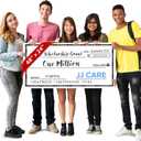 Reusable Giant Check [48" x 24"] - Dry Erase Big Checks for Presentations, Oversized Checks for Presentation, Novelty Big Check, Giant Big Fake Check, Large Checks for Presentations, Donation, Awards