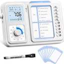 3-in-1 Visual Timer & ADHD Tool for Kids|Adults, Task Timer with Chore Chart Board, Visual Schedule for Kids with Autism, Daily Checklist for Home, School, Classroom, Desk