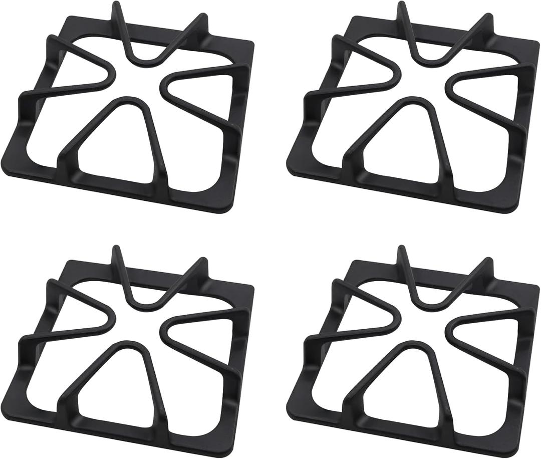 2025 Upgraded W10447925 Stove Burner Grate Replacement Parts For whirlpool Maytag Amana Kenmore Inglis Burner Replacement Parts 4 Pack