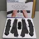 Bachmann Trains - Snap-Fit E-Z TRACK LAYOUT EXPANDER SET - STEEL ALLOY Rail With Black Roadbed - HO Scale