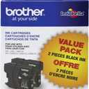Brother LC61BK 2 Pack Black -Ink Cartridges
