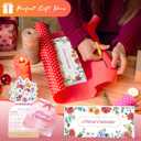 Ospelelf Floral Desk Calendar 2026-2027, Mini Pink Standing Motivational Rose Decorative Calendars, 18 Months, Home Office Decor Desk Accessories, Use January 2026 - June 2027