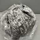 8ft Round Area Rug Living Room Rugs - 8x8 Washable Large Soft Indoor Neutral Modern Abstract Low Pile Rug Carpet for Bedroom Dining Room Farmhouse Home Office - Grey