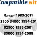 924-310 Ranger Bed Bolst fit for Ford 1983-2011 2010 2009 2008 2007 2006 2005 2004 2003 2002 2001 2000 1999 1998 1997 1996 1995 Ranger Bed Mounting Bolt Nut Hardware Kit Mazda B2300 B2500 B3000 B4000