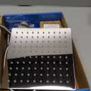 NearMoon Shower Head with Hose, High Pressure Stainless Steel Rain Shower and 3 Settings Handheld Spray Combo with Push Button Flow Control (8 Inch, Chrome Finish)