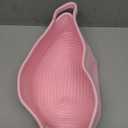 Woven Cotton Rope Storage Basket with Handles for Organizing Shelves Closet Small Cat Dog Pet Toy Baskets Box Bin Decorative Rectangle Baby Nursery basket Gift Basket Empty Light pink