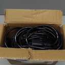 Deeklify 16/3 100 FT Black Outdoor Extension Cord Waterproof, Black 16 Gauge Extension Cord Flexible and Cold Resistant 3 Prong Grounded Plug,10Amp 1250W SJTW ETL Listed