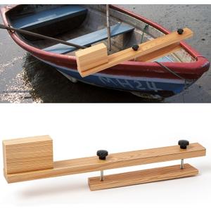 MorningRo Canoe Trolling Motor Mount, Trolling Mount with Ash Wood Crossbar and Motor Block for Quick and Easy Kayak