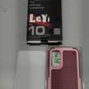 LeYi for Galaxy-A15-5G Phone Case: Samsung Galaxy A15 5G Case with Screen Protector, Dual Layer Protective Hard PC Back & Soft Bumper Resilient Shock Absorb Case Cover para Samsung A 15 5G, Red Pink