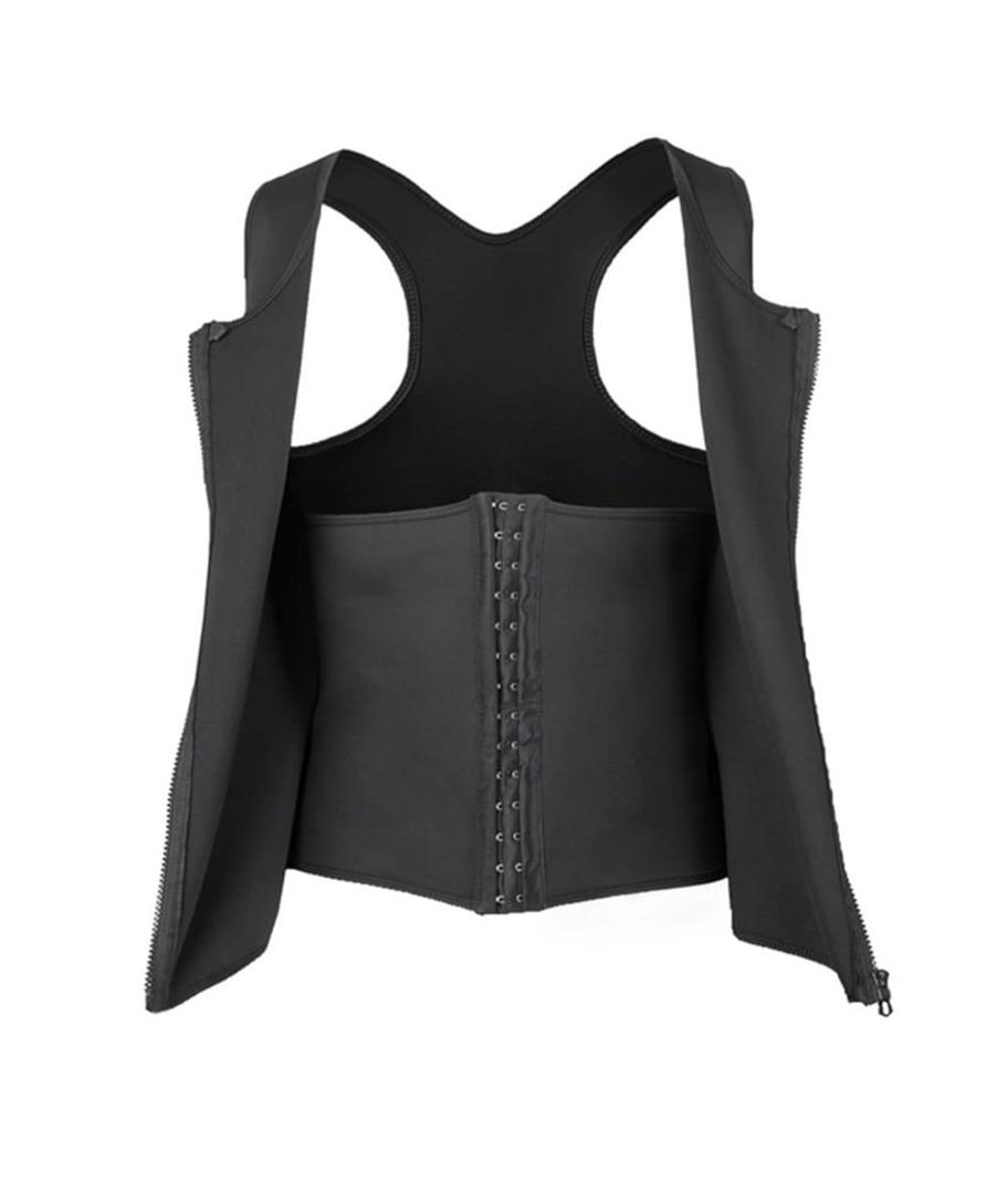 Feeling Cirl neoprene waist slimming sauna clothes belly contracting vest sports vest corset neoprene tights corset, L