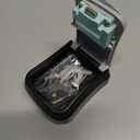 Puroma Key Lock Box Combination Lockbox Wall-Mounted Key Storage Box for House Keys, Resettable Code Safe Security Lock Box for Home, Office, Garage, Apartment Spare Key Storage (1 Pack, Grey)