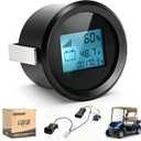 10L0L Golf Cart Battery Meter for EZGO RXV 2008-up Electric 48V Vehicles,State of Charge Meter Indicator,OEM# 612314 610583 604015 610191