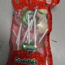 Fruidles 12-Count half Pound Christmas Lollipop Santa, Tree, Swirl, Candy Canes, and Sweet Ball Assortment Mixed Fruit Flavor, Individually Wrapped (EXP 08/15/27)