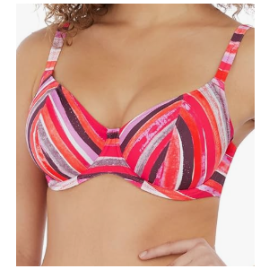 Freya Women's Standard Bali Bay Underwire Plunge Bikini Top, 30 G