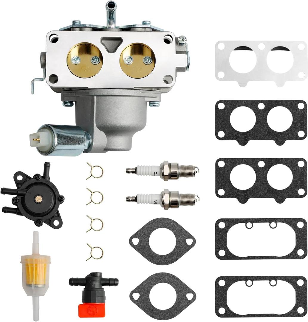 796227 Carburetor, Compatible with Lawn Tractor V-Twin Engines 405777 406777 407777 40N877 40R877 445677 445877 44L777 44M777 20-25HP Tractor Motor, Replace#: 796258, 796997
