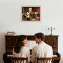 TWING 11x14 Picture Frame,Display 8x10 Photo with Mat or 11x14 without Mat, Ornate Vintage 11 x 14 Photo Frames for Wall Mounting, Vintage White,1 Pack