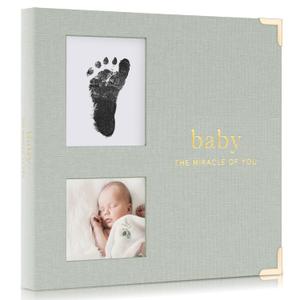 Keepsake Baby Memory Book for Boys and Girls Timeless First 5 Year Baby Book With Photoslots Cute Journal Scrapbook or Photo Album - Record a Milestone for Every Event from Birth to Age 5