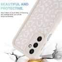 MOWIME Compatible with Samsung Galaxy A16 5G Case, Cheetah Print Shockproof Soft TPU Protective Cover for Women Girls, Slim Anti Scratch Leopard Case for Galaxy A16 5G 6.7 Inch, White