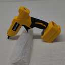 Cordless 100W Hot Glue Gun for Dewalt 20V Battery, Handheld Wireless Power Heavy Duty Hot Glue Gun Full Size Kit with 20pcs Hot Glue Sticks for Home Repair, Arts & Crafts(Battery NOT Include)