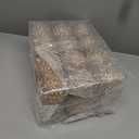 Lyrow 24 Pcs 3.15" Glitter Christmas Ball Ornament Set Christmas Ball Bulk Xmas Sequin Foam Hanging Ornament Decorative Hanging for Tree Party Holiday Decor(Ab White)