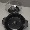 West Bend Stir Crazy Hot Oil Popcorn Popper, Popcorn Maker Machine with Large Serving Bowl Lid and Stirring Rod, 6 Qt, Black
