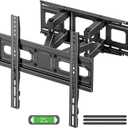 EconoMe TV Wall Mount for Most 32-70 inch Flat Screen/LED/4K TVs, TV Mount with Swivel and Tilt Articulating Dual Arms, Full Motion Wall Mount up to 16 Stud, Max VESA 400X400mm, up to 99lbs