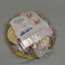 7 Pack Floral Hoop with Stand and LED Fairy Lights 8 inch Metal Rings for DIY Centerpiece Table Decorations Crafts Macrame Rings Hoop Wreath Dream Catcher Rings Wedding Christmas Wreaths, Gold