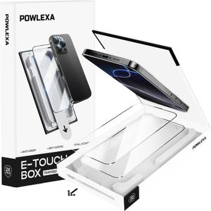 2 x 2 Pack Screen Protector for iPhone 17 Tempered Glass Film 9H+ Hardness 12FT Military Grade Shatterproof, HD Clear, Scratch Resistant, Full Edge Case Friendly Bubble Free Alignment Frame [6.3"]