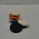 IPELY 6 Pcs 5 Inch Buffing Pads, Polishing Pads 5.5 Inch 140 mm Face for 5 Inch 125mm Base Plate Compounds, Buffer Pads for Polishing and Waxing