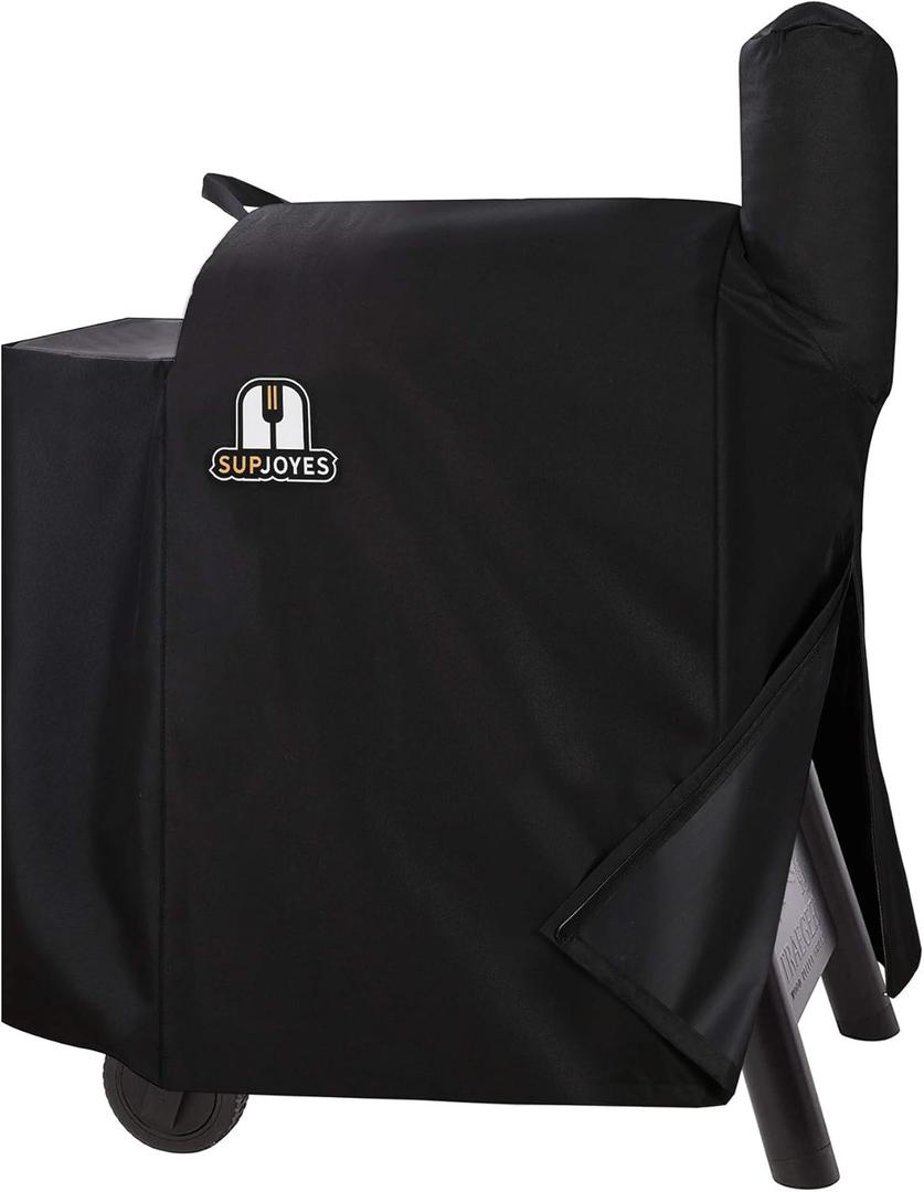 SUPJOYES Grill Cover for Traeger Pro 22 & 575 Series, Wood Pellet Smoker Cover for Traeger, Heavy Duty Waterproof BBQ Accessories with Special Zipper Design (Fit Traeger Pro 575)