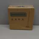 Broom with Dustpan Combo Set 54" Long Handle Adjustable Length Stainless Steel Broomstick Standing Dust Pan and Broom Set for Office Home Kitchen Lobby Floor Cleaning (Red and Black)