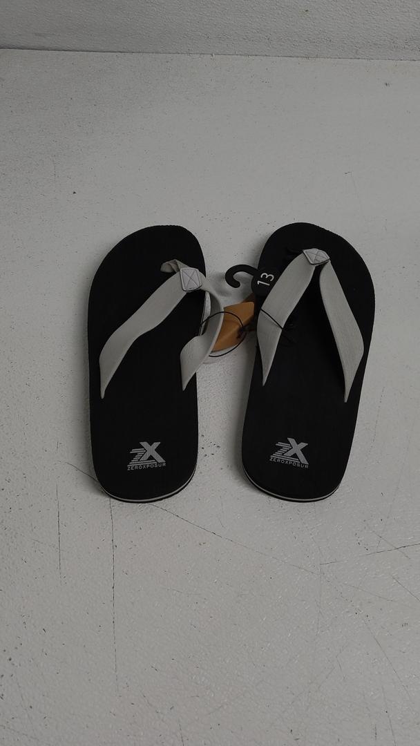 Zeroxposur Brushed Eva Flip Flop Black and Gray 13