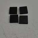 PATIKIL Rubber Anti-Vibration Pads, 4 Pcs Square Vibration Isolation Mats 2" x 2" x 0.6" for HVAC Air Conditioner Air Compressor Washer Dryer, Black