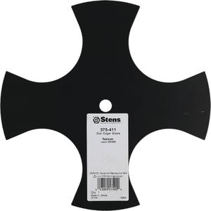Stens 375-411 Star Edger Blade, Lesco 050568,Black
