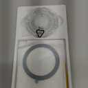 Lamicall Magnetic Phone Ring for MagSafe Grip - [Super Magnet] Stylish Ring Holder Stand with [Upgrade Gear Hinge], for iPhone 17 16 15 14 Pro Max Air, Mag Safe Women Decor Accessories, Glitter Silver