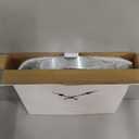 Vigorwise Atomic Analog Wall Clock, 14Inch Radio Controlled Sets Automatically Wall Clock, Aluminum Frame WallClock for Home School Office