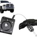 MITZONE Spare Tire Hoist Spare Tire Winch Carrier Compatible with 2002-2005 Dodge Ram 1500 2003-2012 Dodge Ram 2500 Ram 3500 Replace 924-538