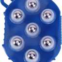Massage Roller Handheld Massage Ball: Body Tool with 7 360-degree Metal Roller Balls - Glove Brush for Body Shaping, Muscle Back Neck Joint Foot Shoulder Leg Pains Relief
