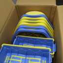 18 Pieces Non-Slip Balance Beam Stepping Stones for Kids 3 Years + Stackable Obstacle Course Balance Board for Toddlers Thicken Plastic Hold up 220LBS Indoor Outdoor Sensory Toy